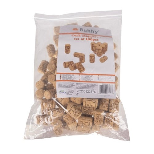Wine bottle corks - 100 pcs. Ruhhy 22876