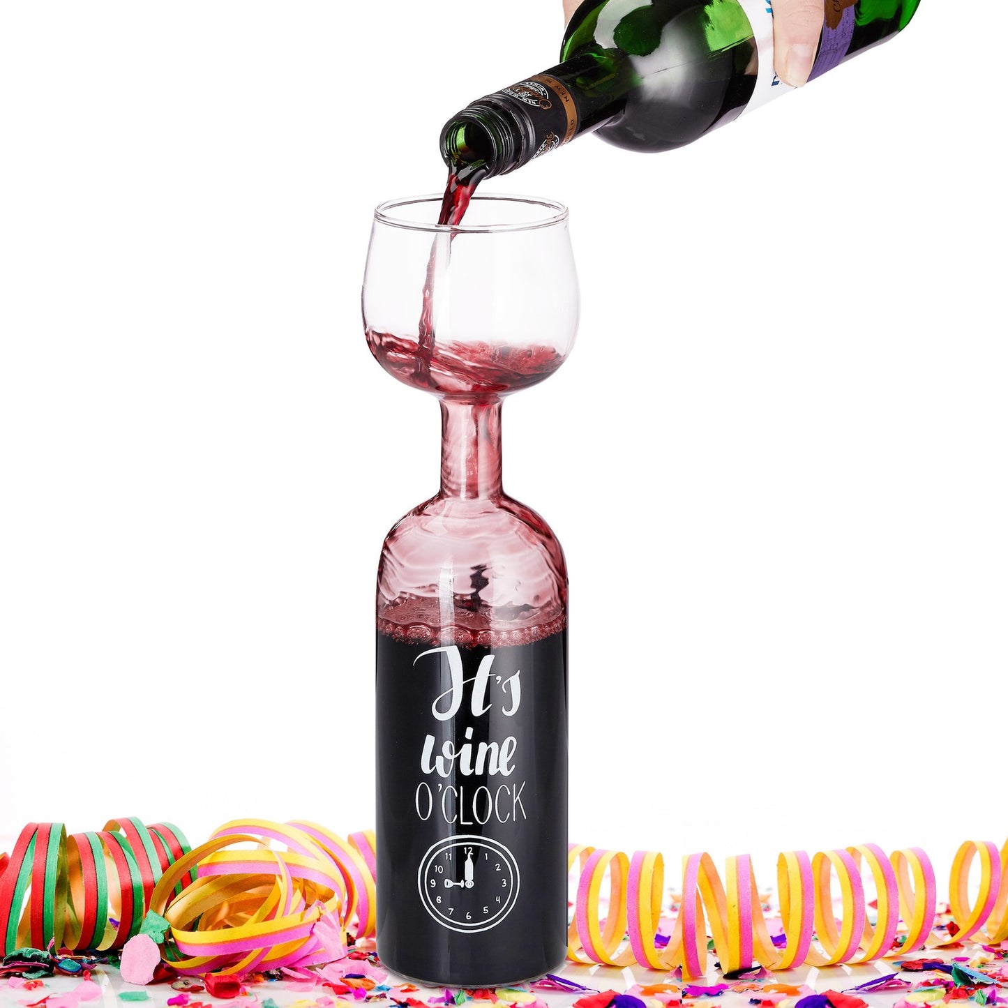 Wine glass bottle 750 ml