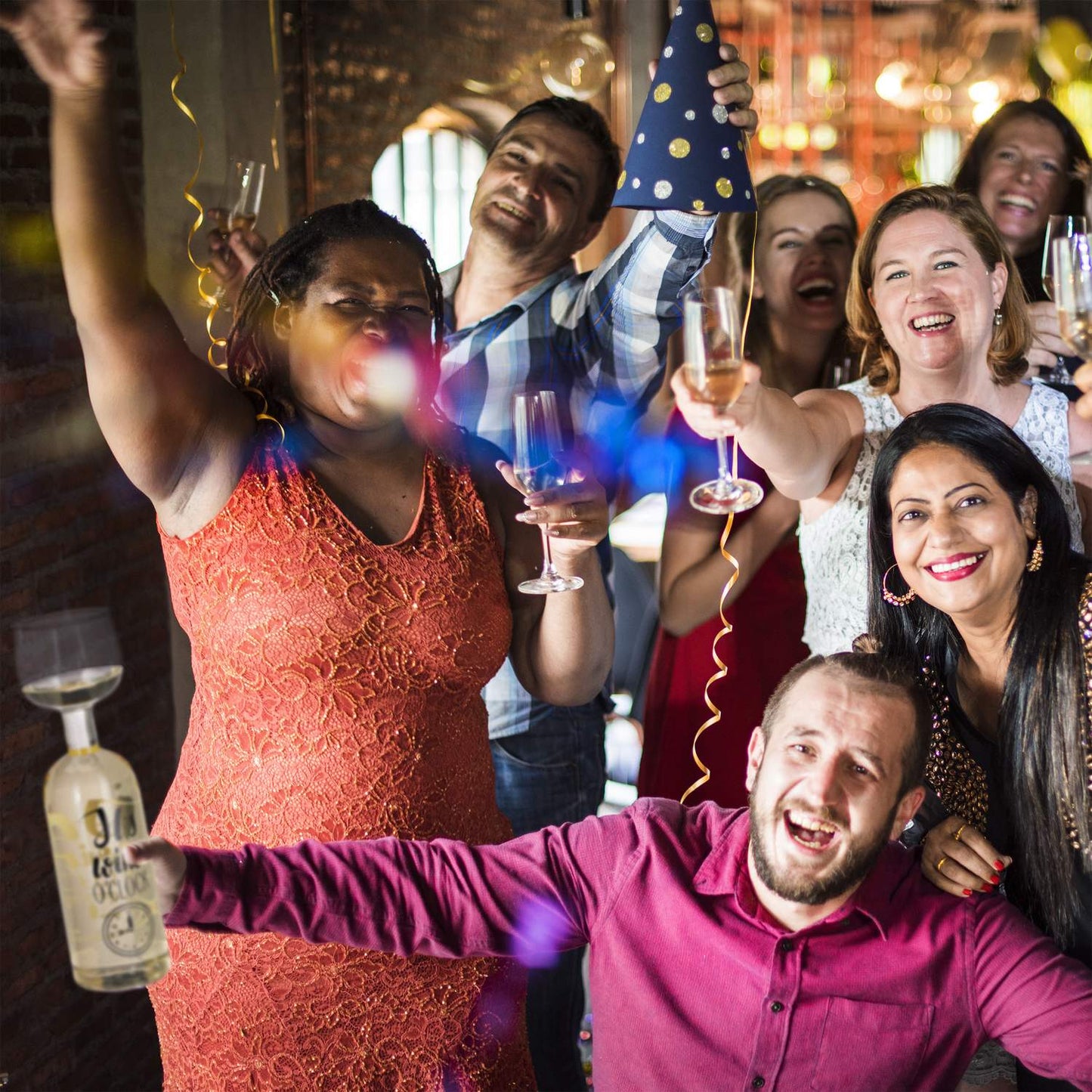 Wine glass bottle 750 ml