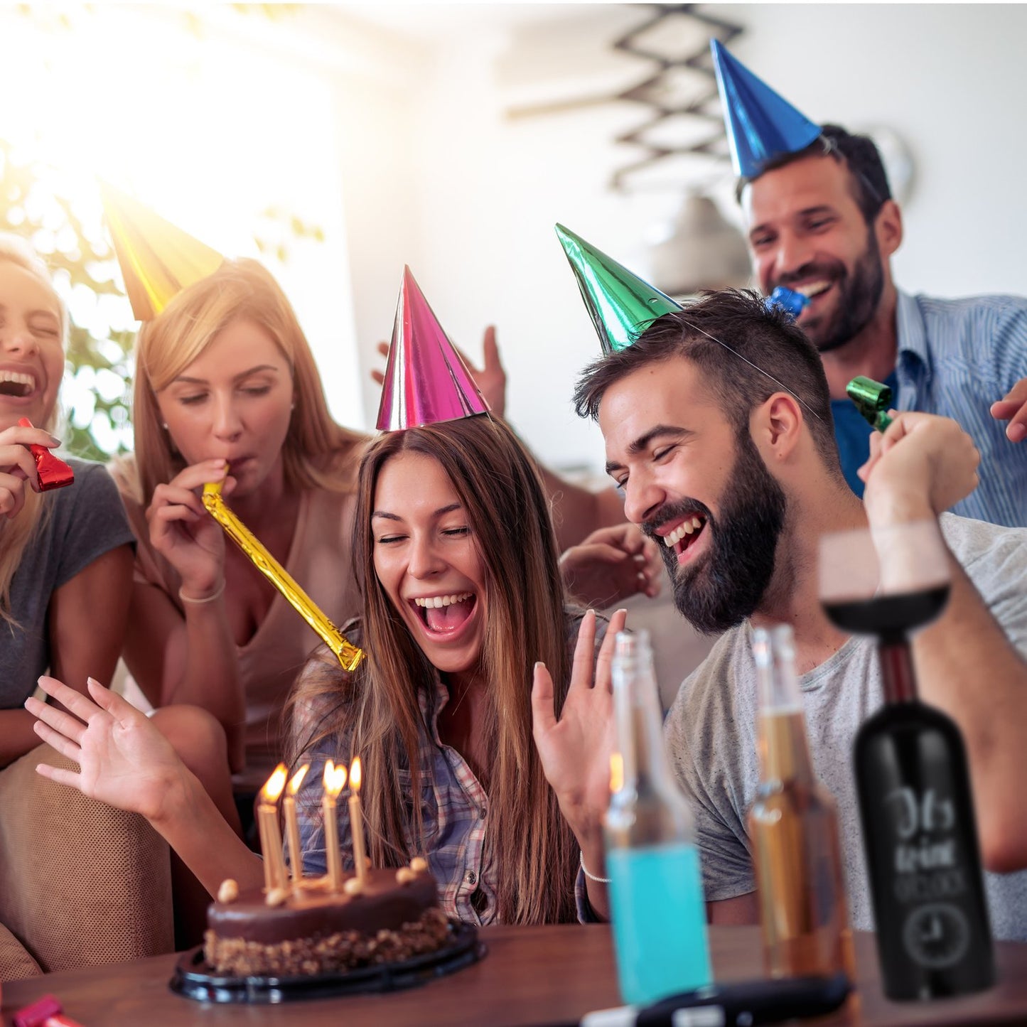 Wine glass bottle 750 ml