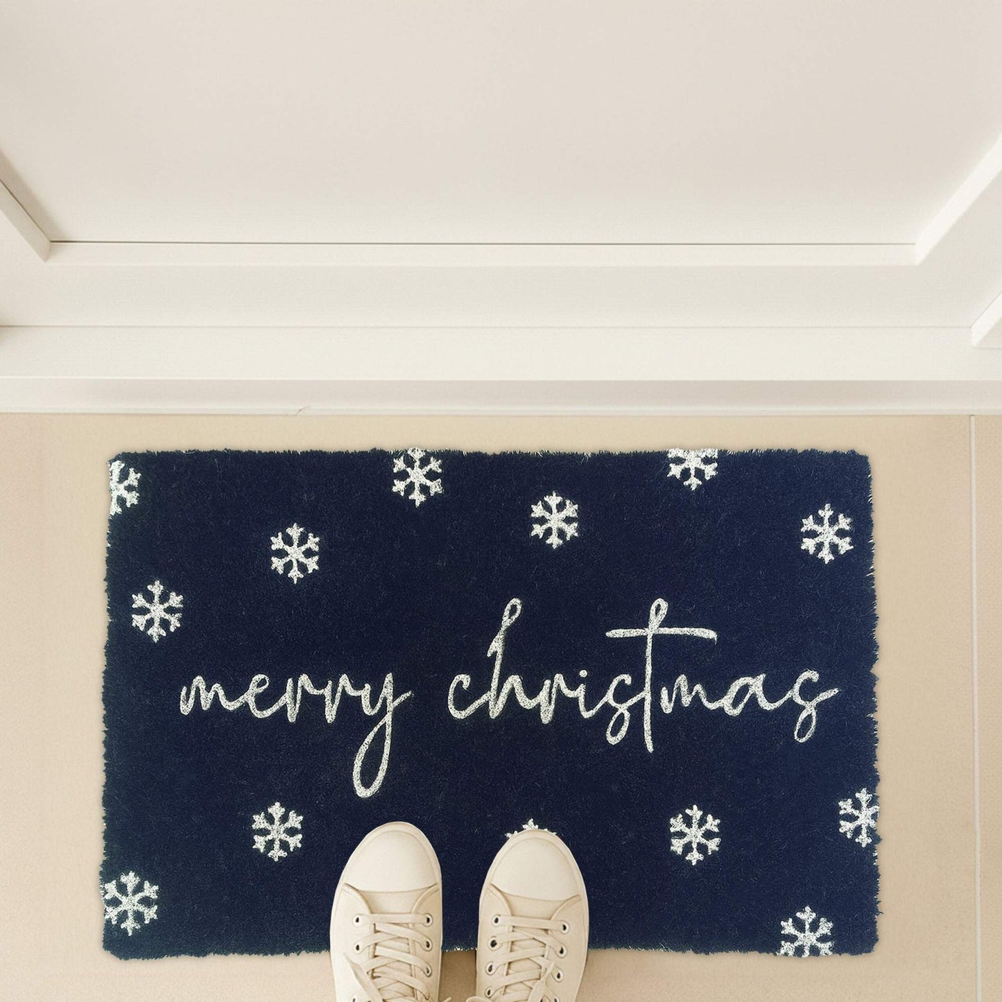 Winter Coconut Doormat, Non-Slip, 60x40 cm