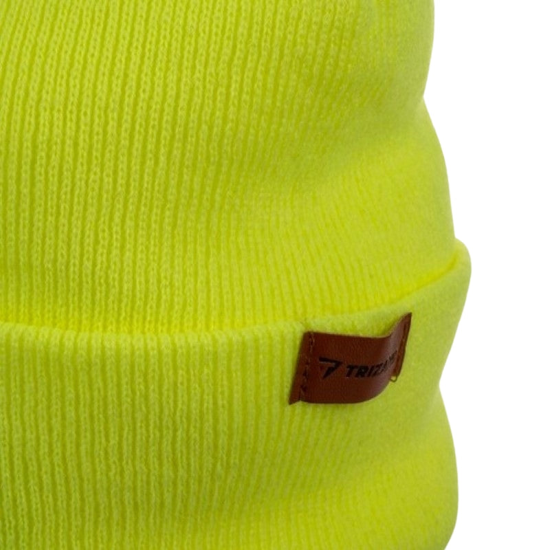 Winter hat with flashlight - yellow Trizand 22664