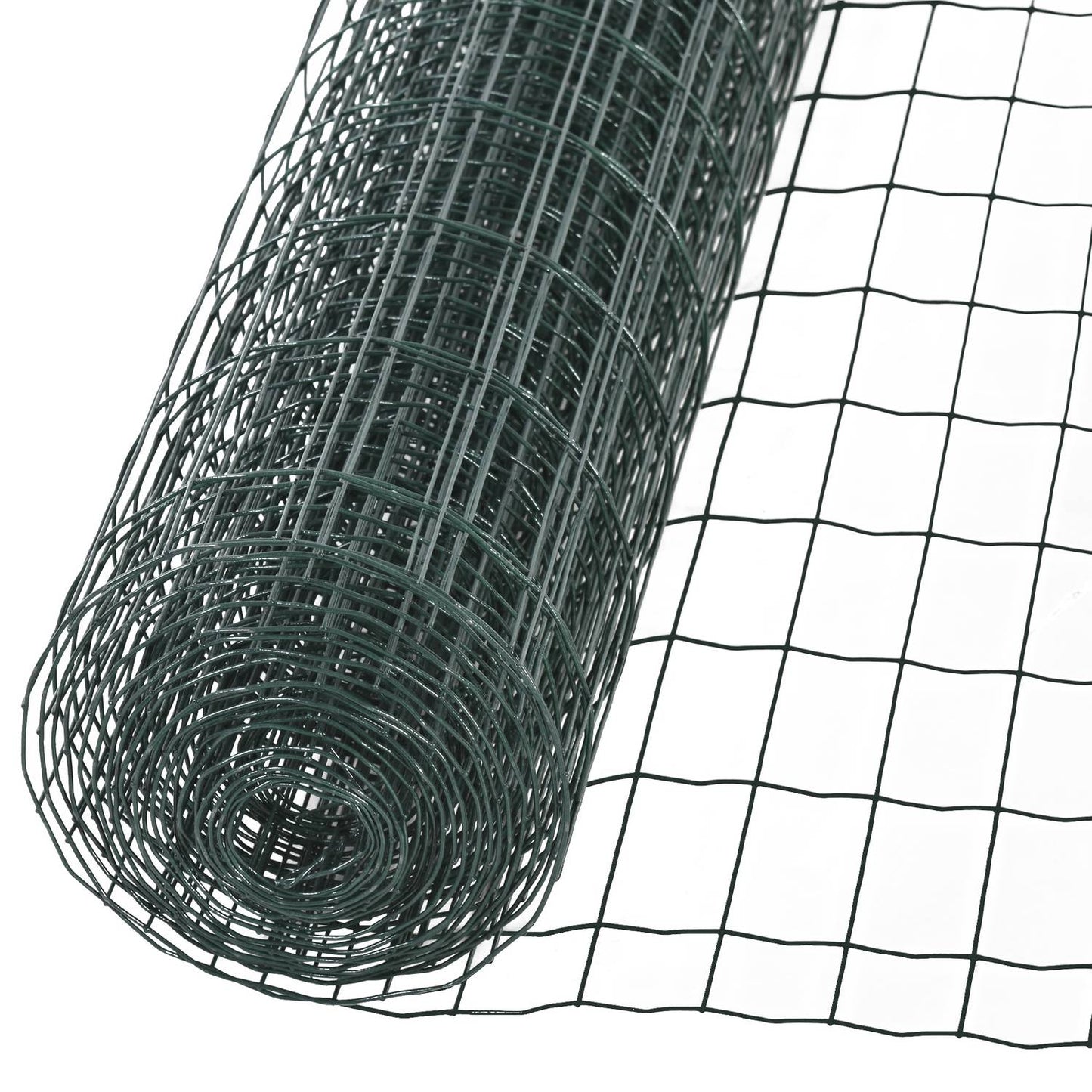 Dark Green Garden Fencing Roll 10 x 1.22 M - Pet and Poultry Fence