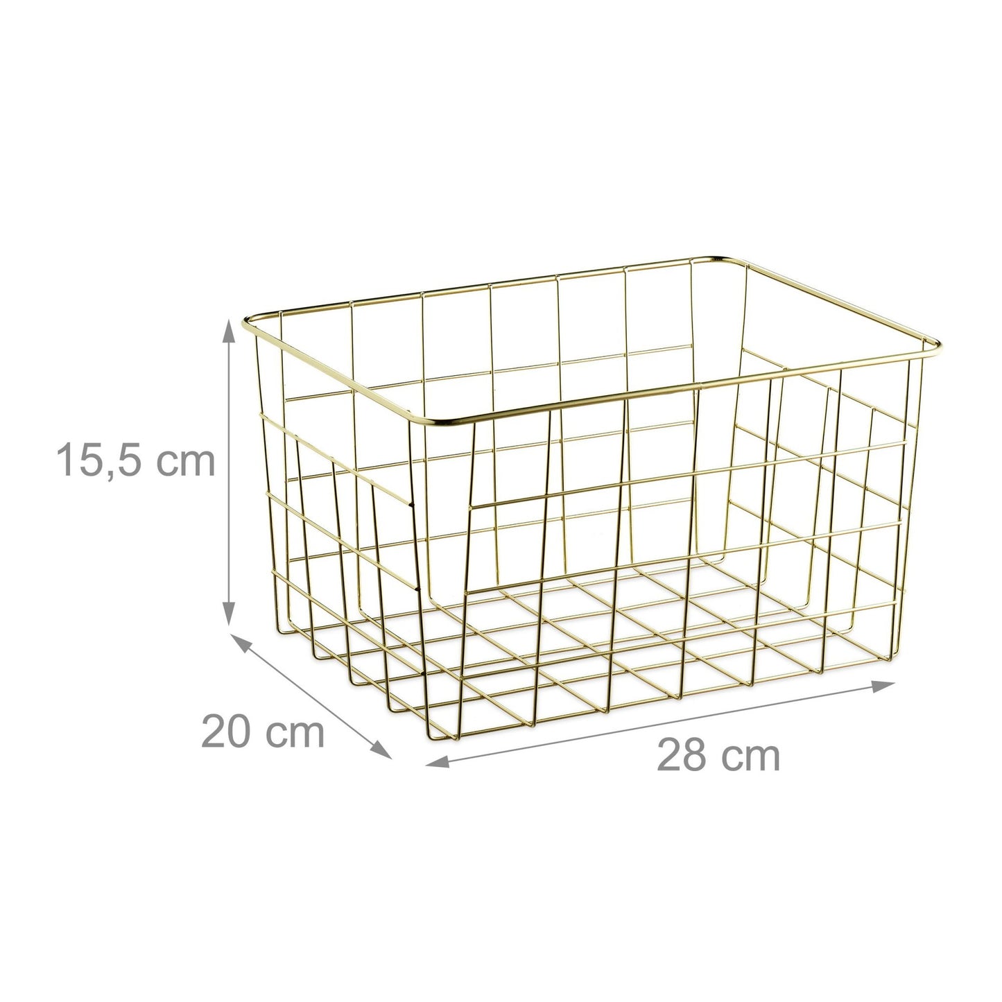Wire baskets - set of 3