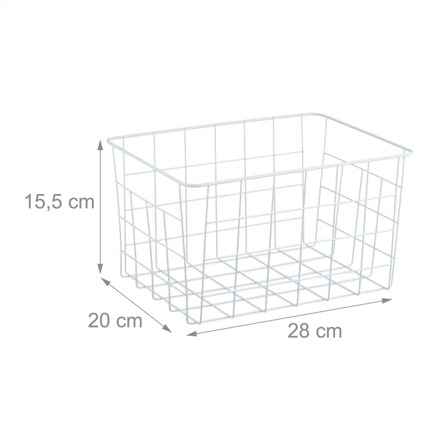Wire baskets - set of 3