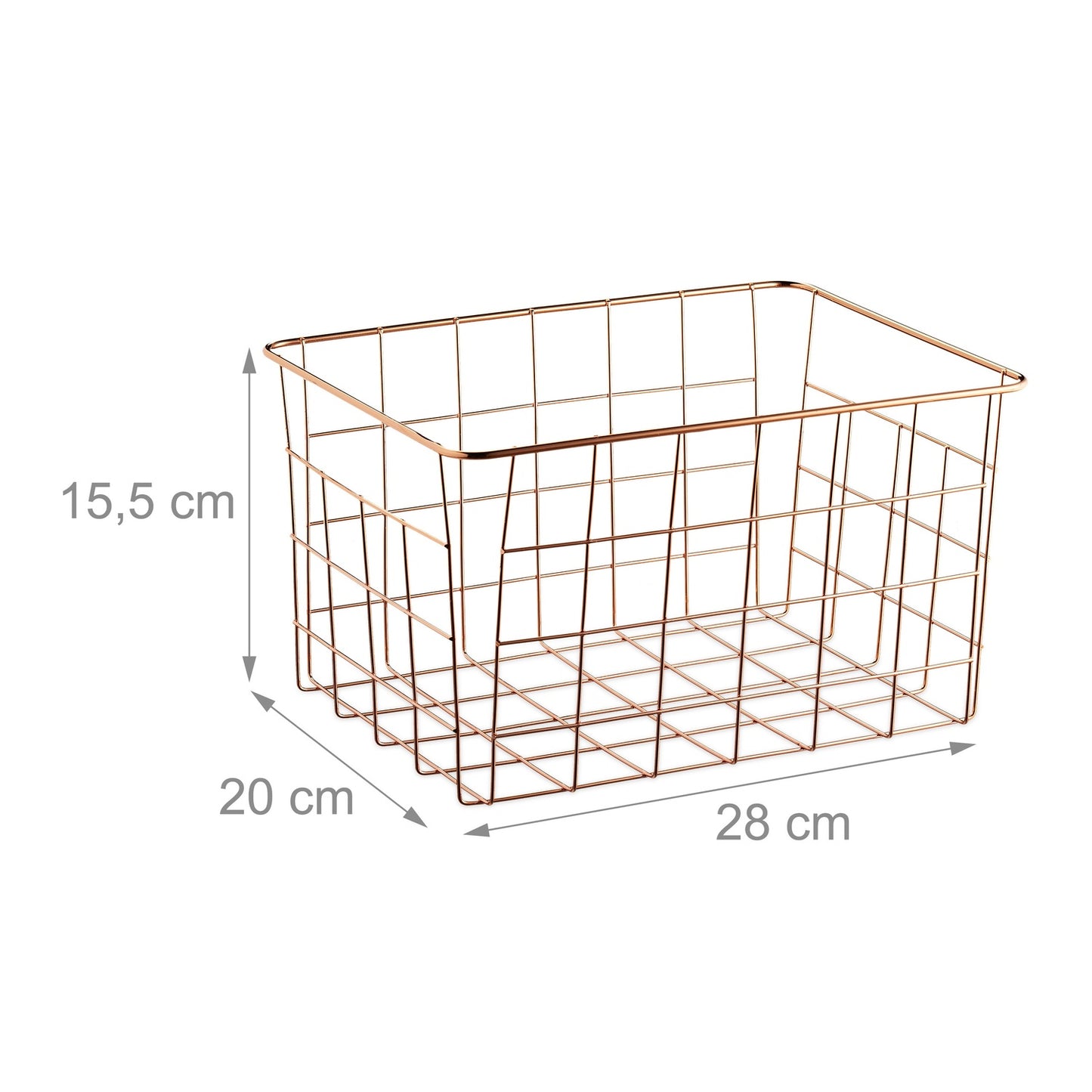 Wire baskets - set of 3