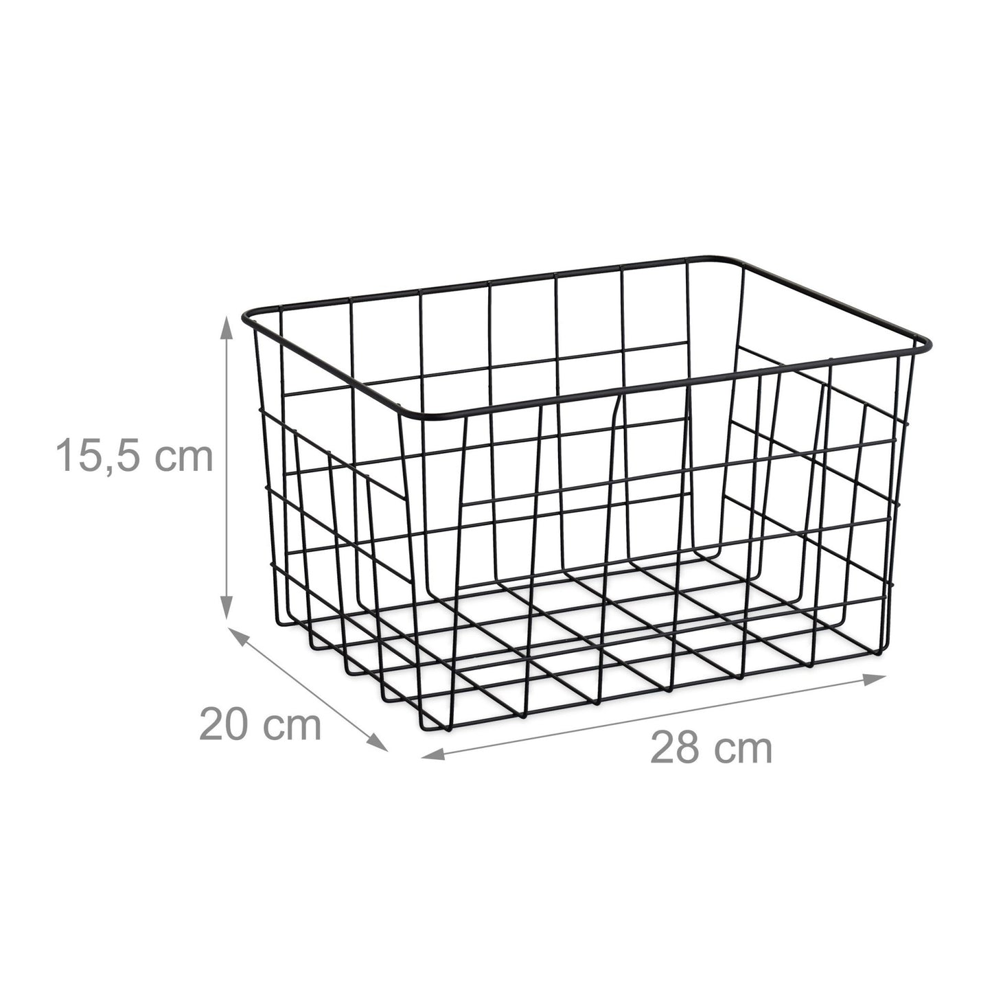 Wire baskets - set of 3