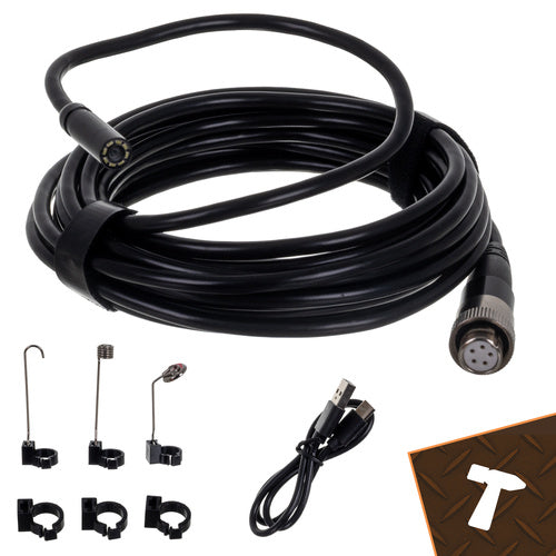 Wireless Endoscope Camera, 5m Cable, Full HD, 8 LEDs