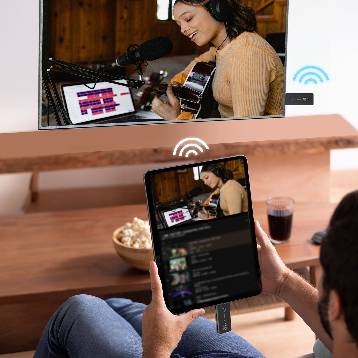 Wireless HDMI transfer USB-C to HDMI kit 1to1 4K@60Hz