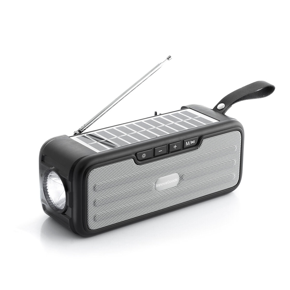 Wireless Speaker with Solar Charging and LED Torch Sunker InnovaGoods