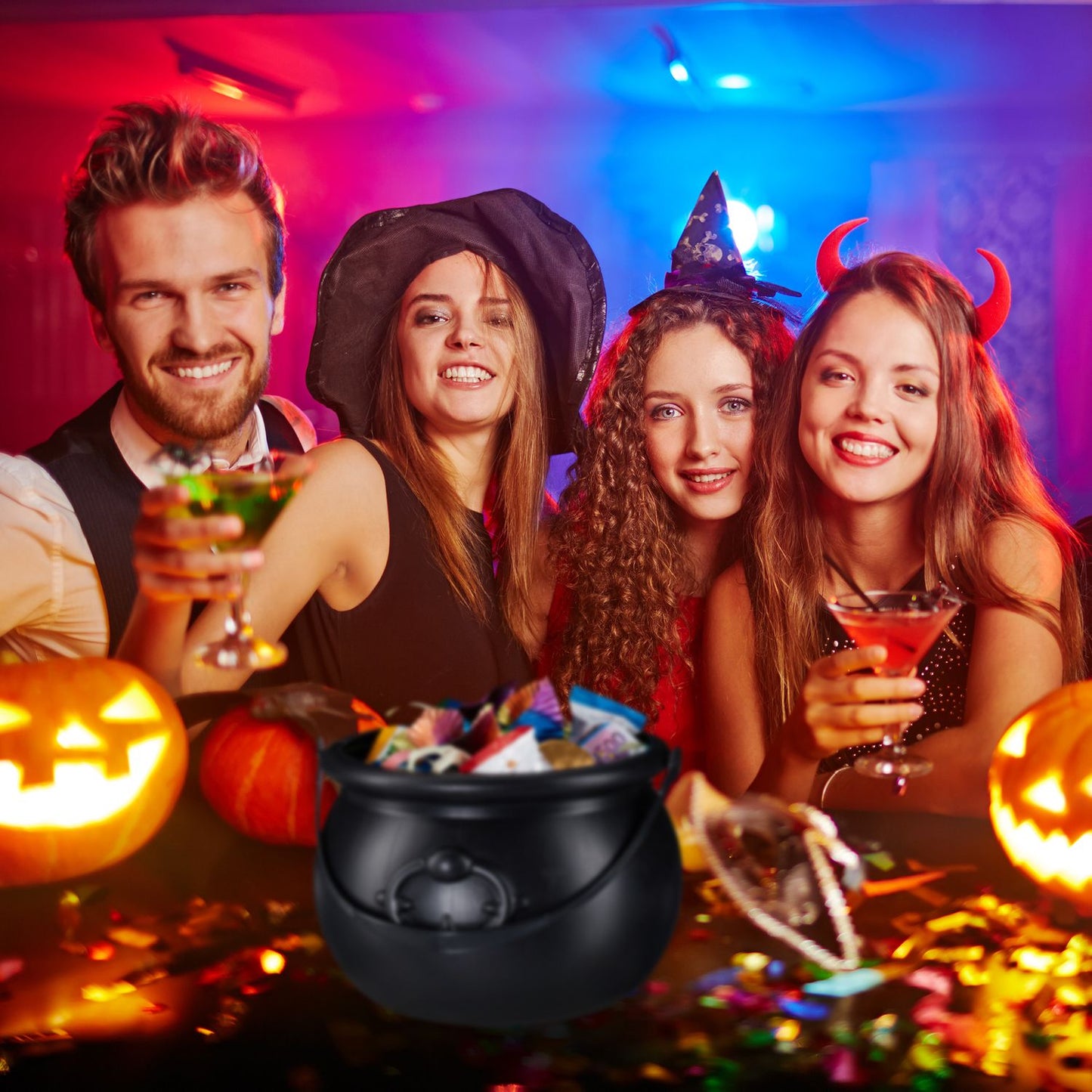 Witch cauldron black