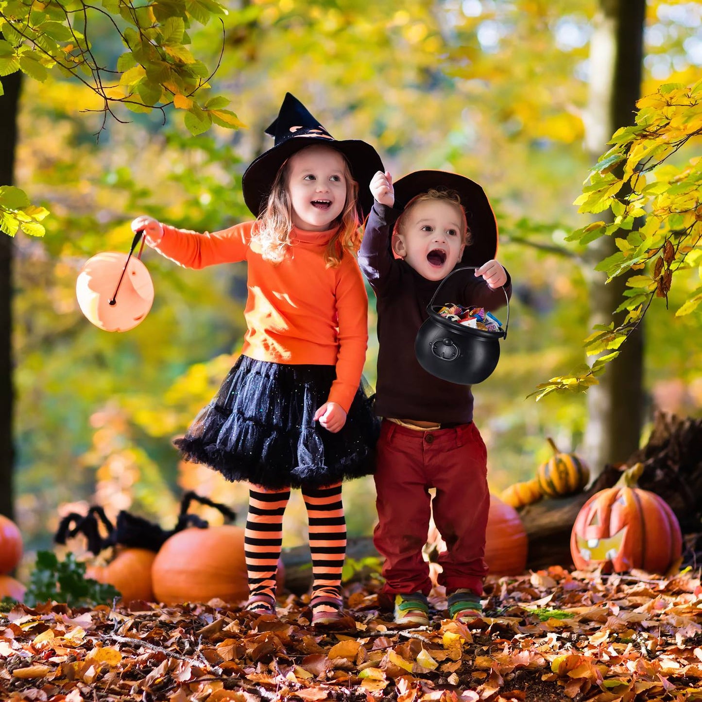 Witch cauldron black