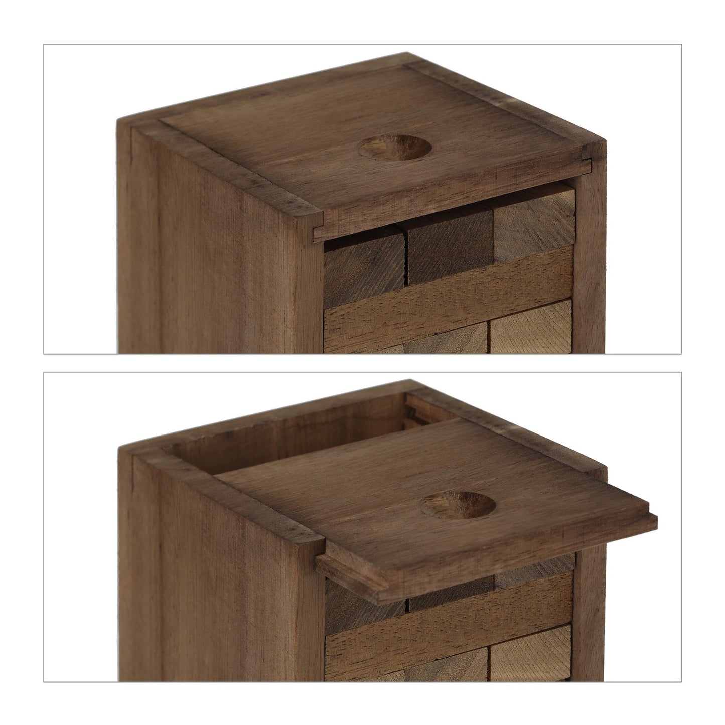Wobble Tower with wooden box
