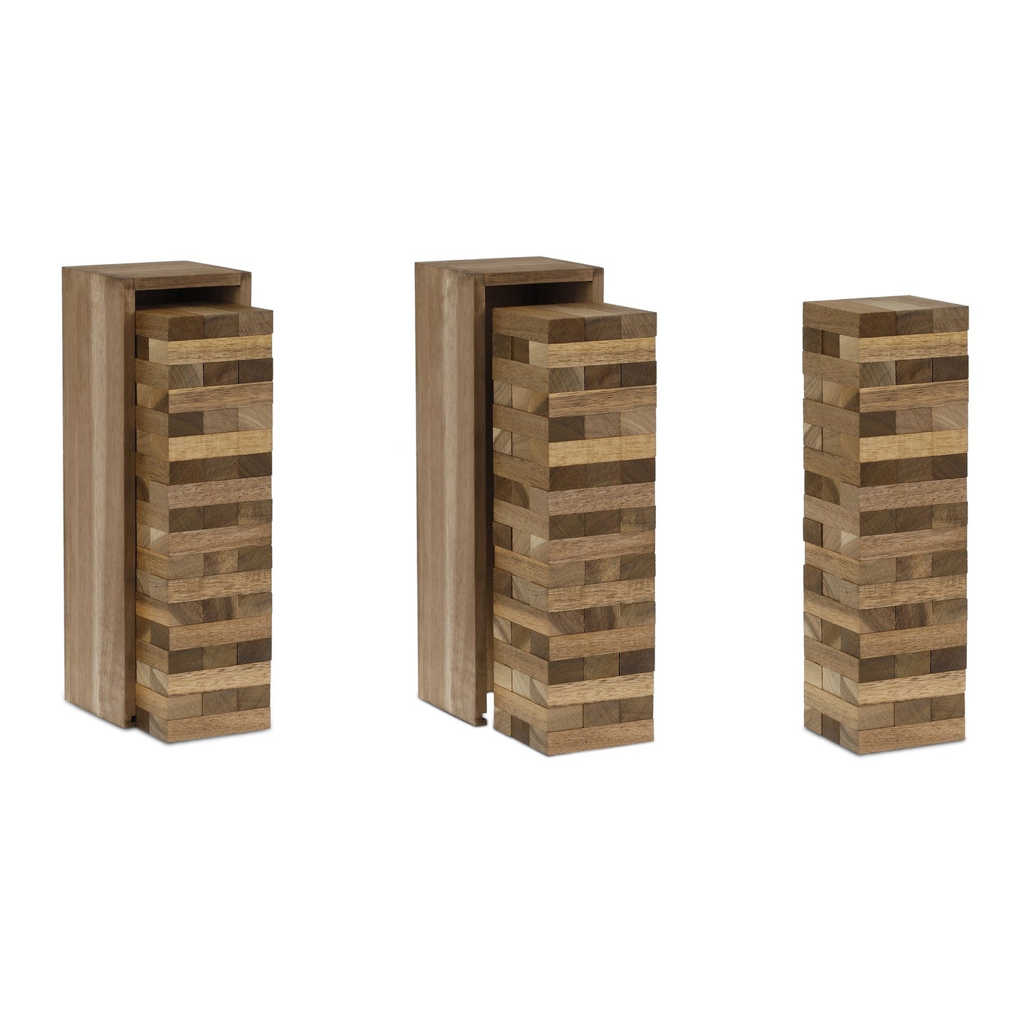 Wobble Tower with wooden box