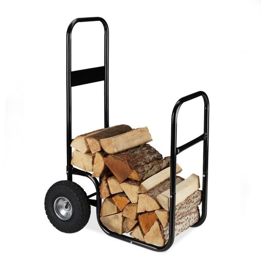 Wood cart with wheels