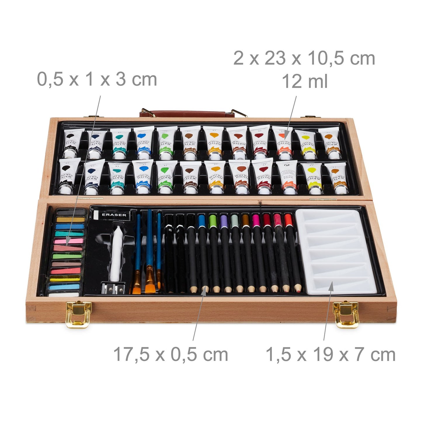 Wooden Art Case 56-Piece