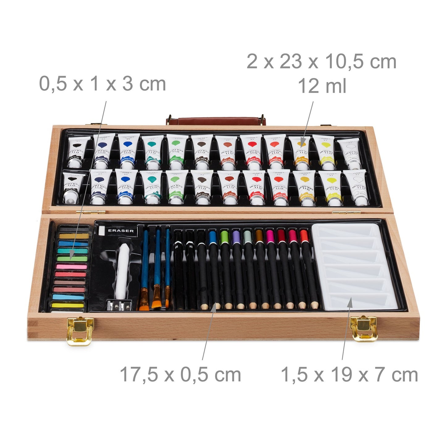 Wooden Art Case 56-Piece