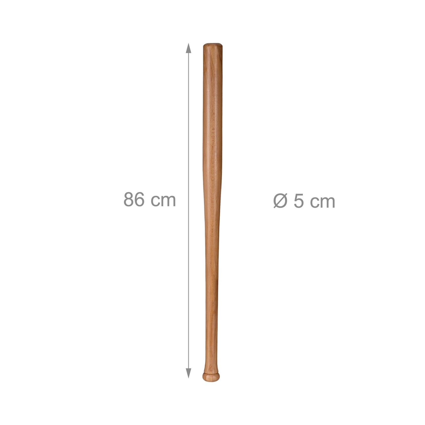 Wooden Baseball Bat 34"" – Sturdy Beech Wood