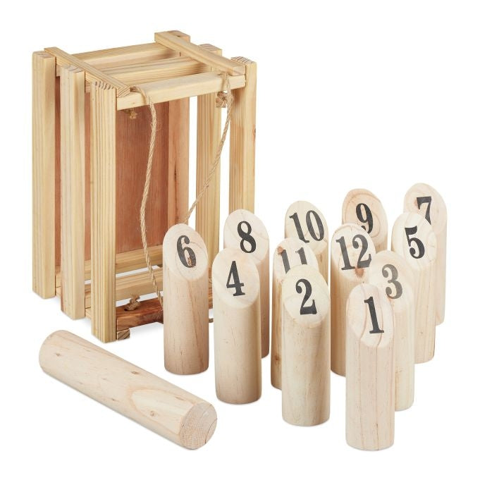 Wooden Kubb Game Set