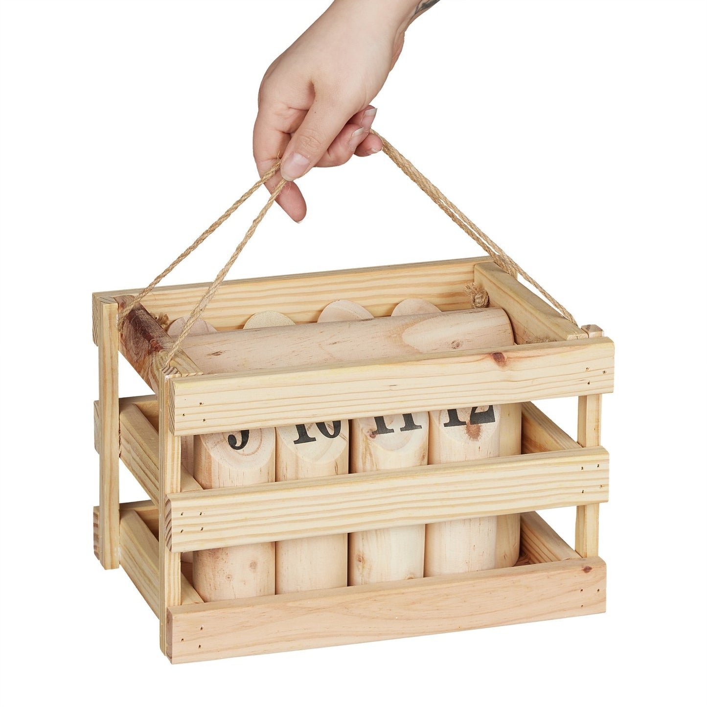 Wooden Kubb Game Set