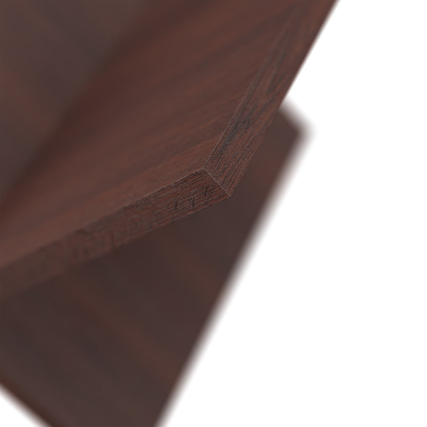 Wooden Magazine Holder, X-Design, Dark Walnut