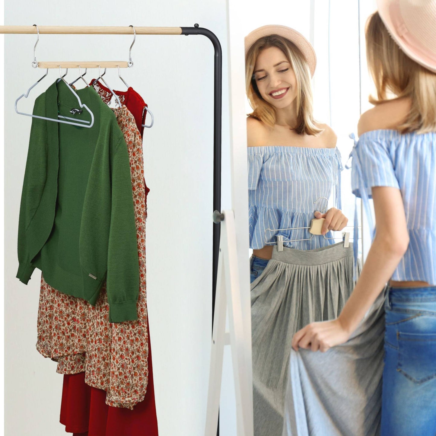 Wooden Multiple Hangers
