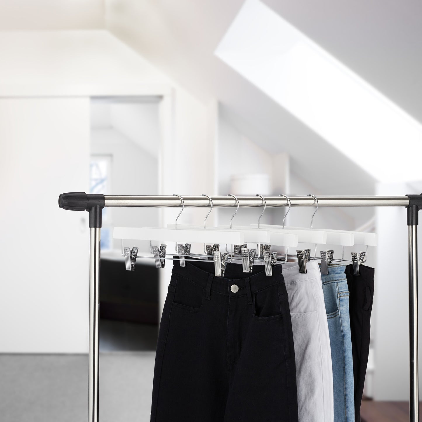 Wooden Pants Hangers Set of 12