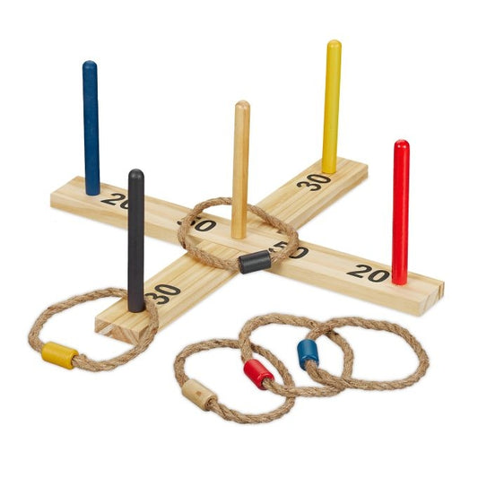 Wooden Ring Toss Game