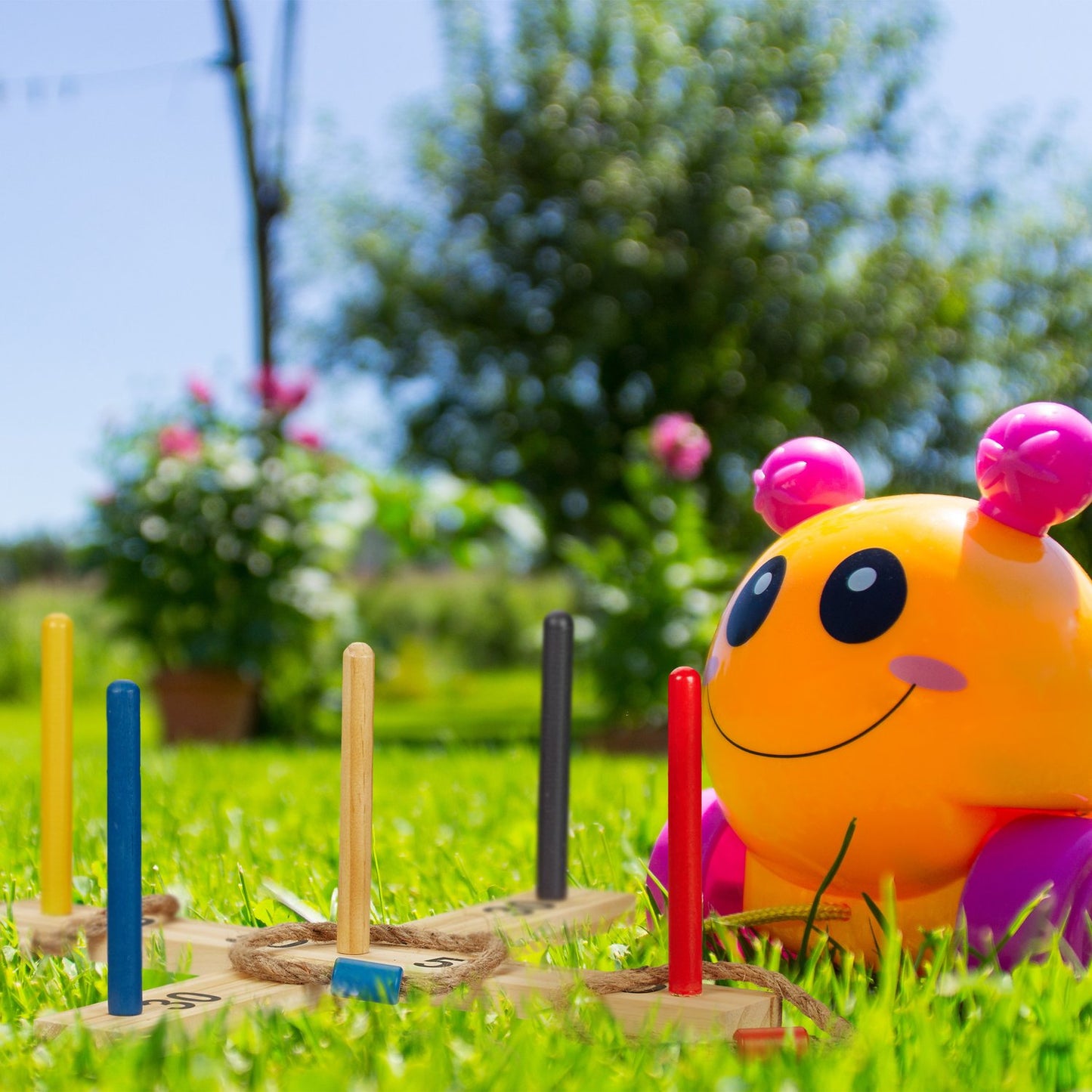 Wooden Ring Toss Game