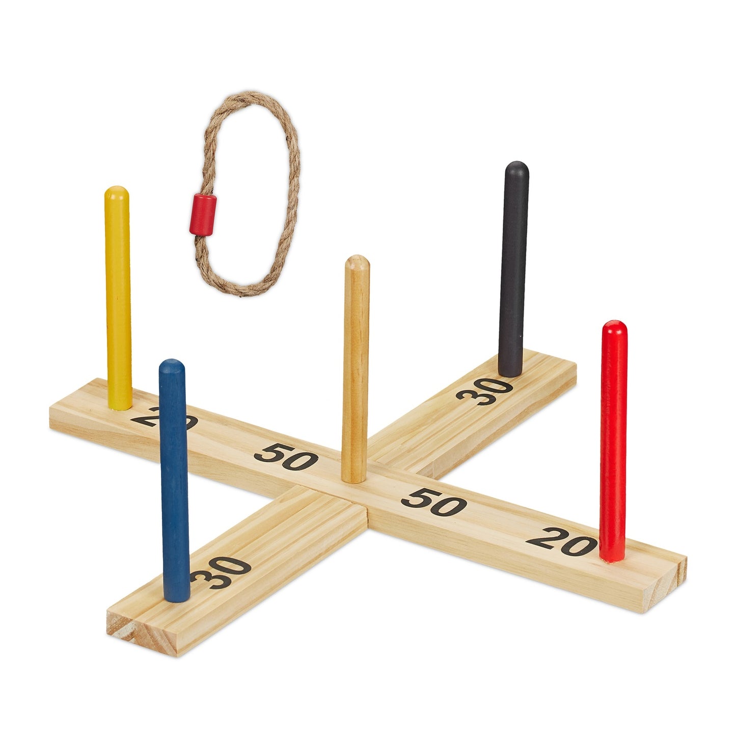 Wooden Ring Toss Game
