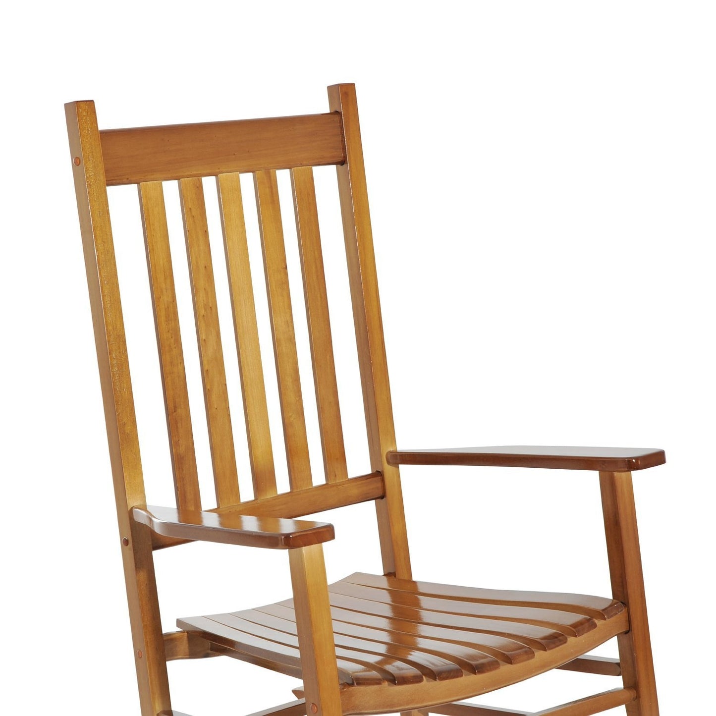 Wooden rocking chair with armrests, 69x86x115 cm