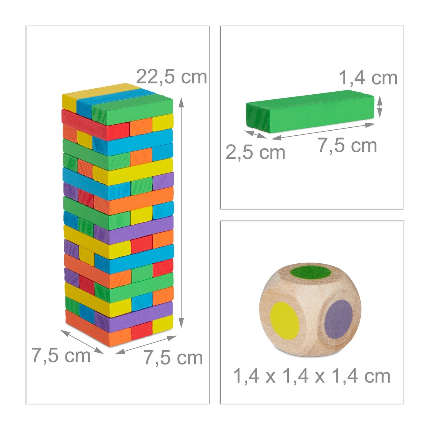 Wooden Stacking Tower