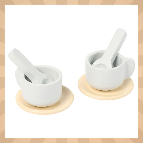 Wooden Tea Set for Kids – 16-Piece Play Set