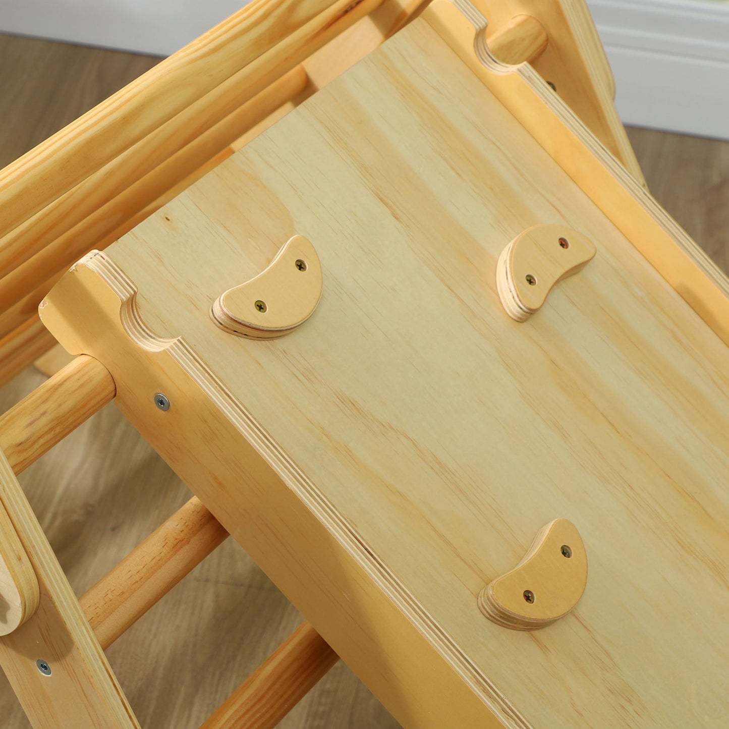 Wooden Toddler Climbing Set with Ramp, Ages 18-48 Months