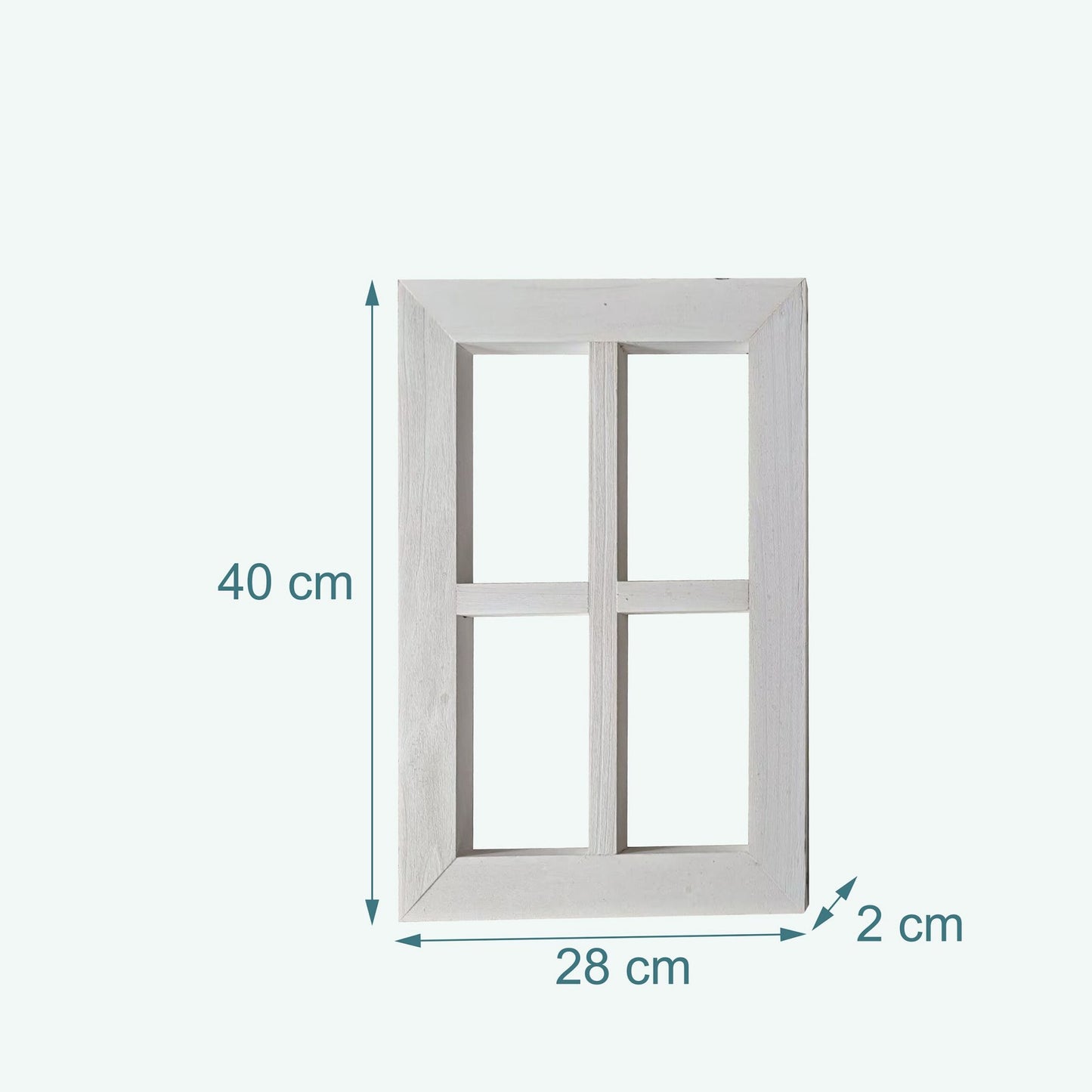 Wooden Window Frames, Set of 2 – Rustic Decor