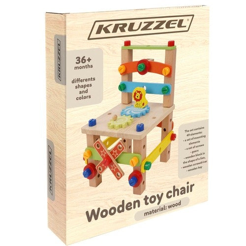 Wooden assembly chair Kruzzel 22506
