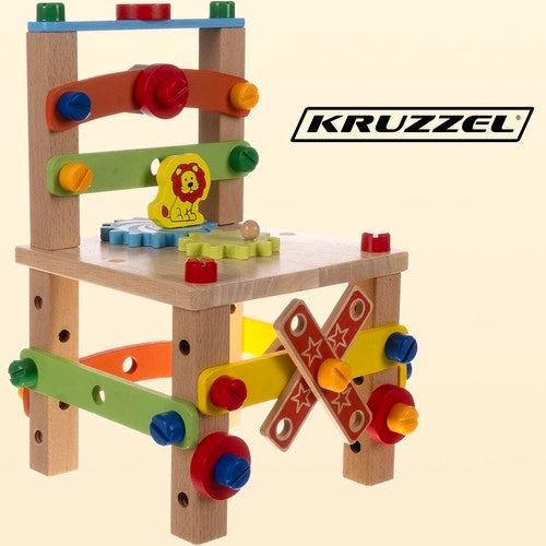 Wooden assembly chair Kruzzel 22506