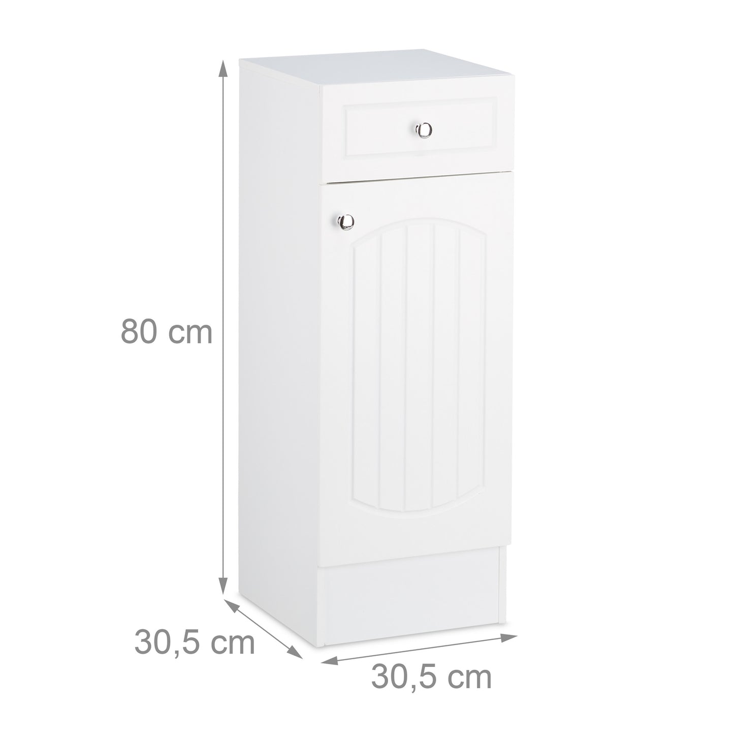 Wooden bathroom cabinet