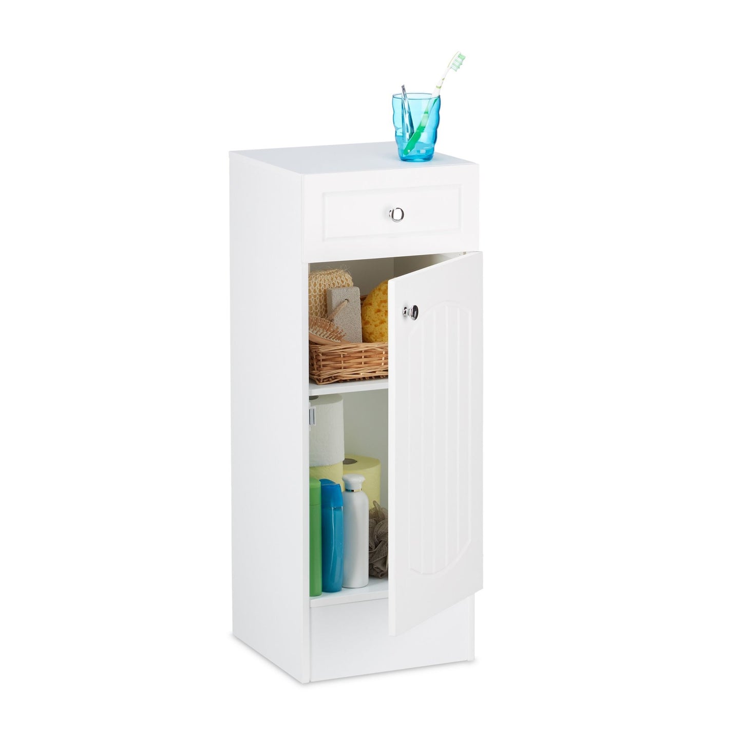 Wooden bathroom cabinet