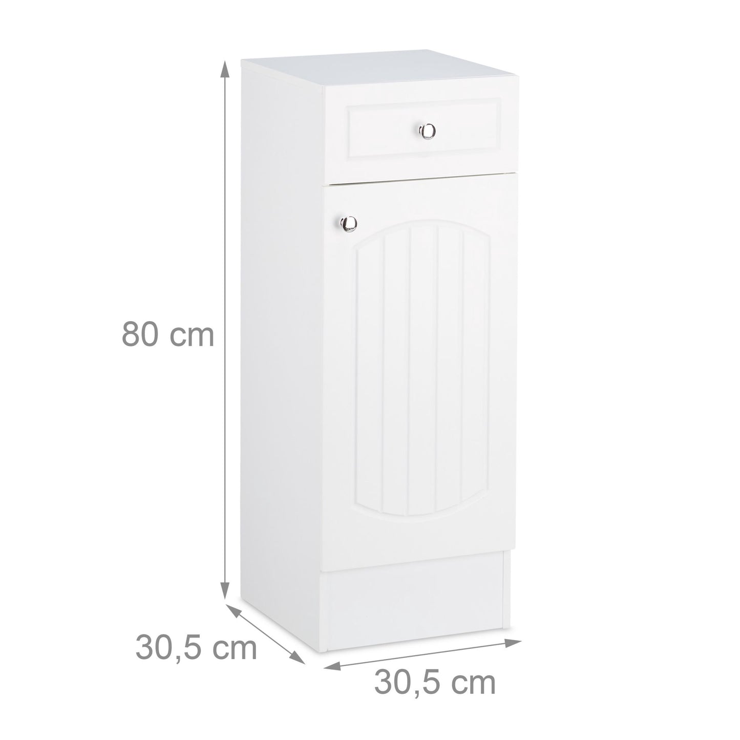 Wooden bathroom cabinet