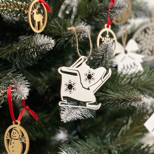 Wooden baubles - 20pcs Ruhhy