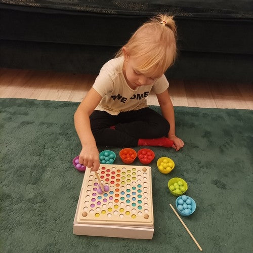 Wooden beads puzzle 22403