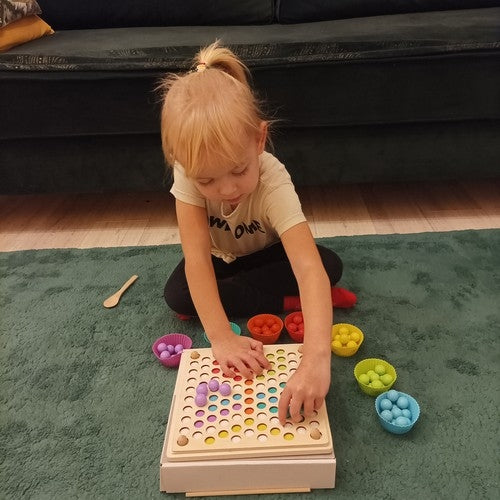 Wooden beads puzzle 22403