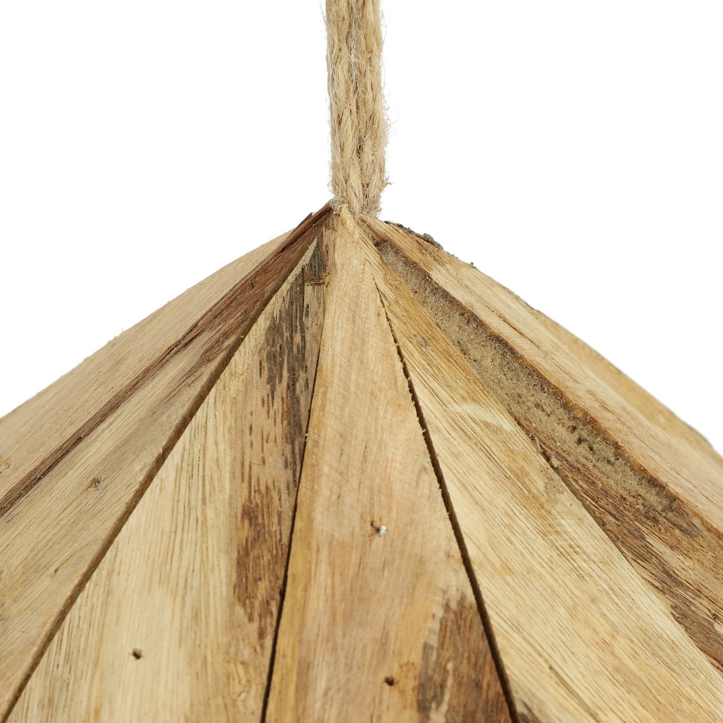 Wooden bird feeder