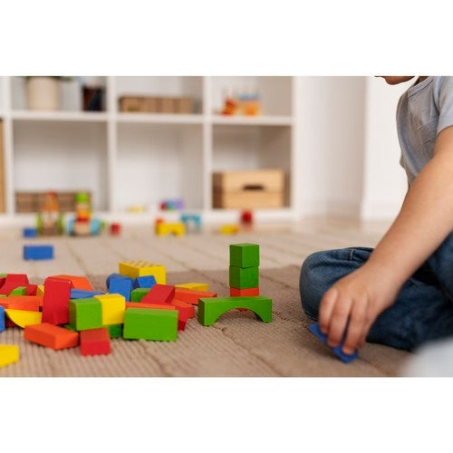 Wooden blocks - 100 pcs. Kruzzel 22666