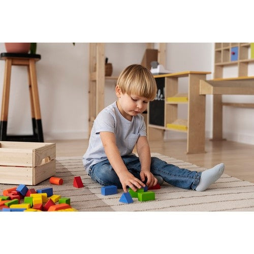 Wooden blocks - 100 pcs. Kruzzel 22666