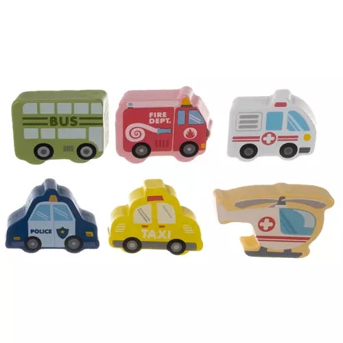 Wooden blocks - city 100 pcs. Kruzzel 19 159