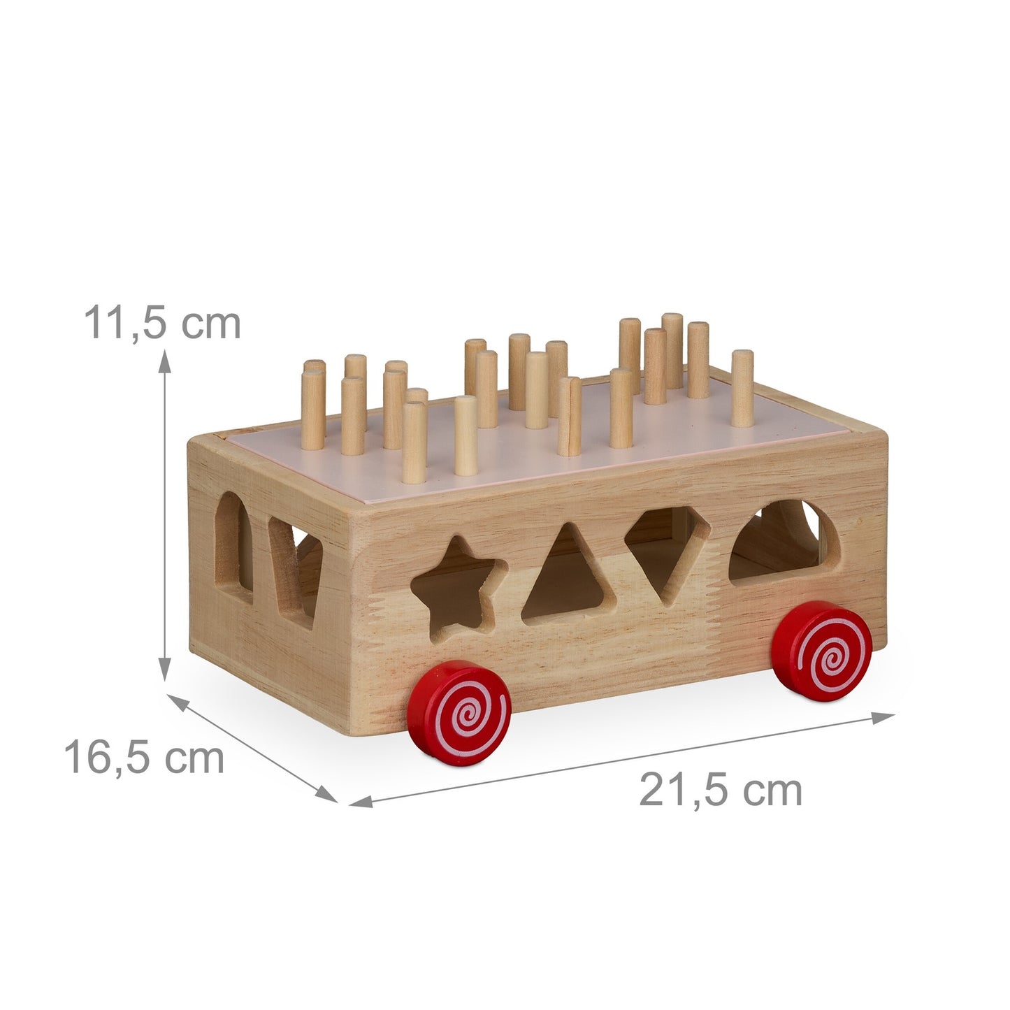 Wooden blocks with stacking game