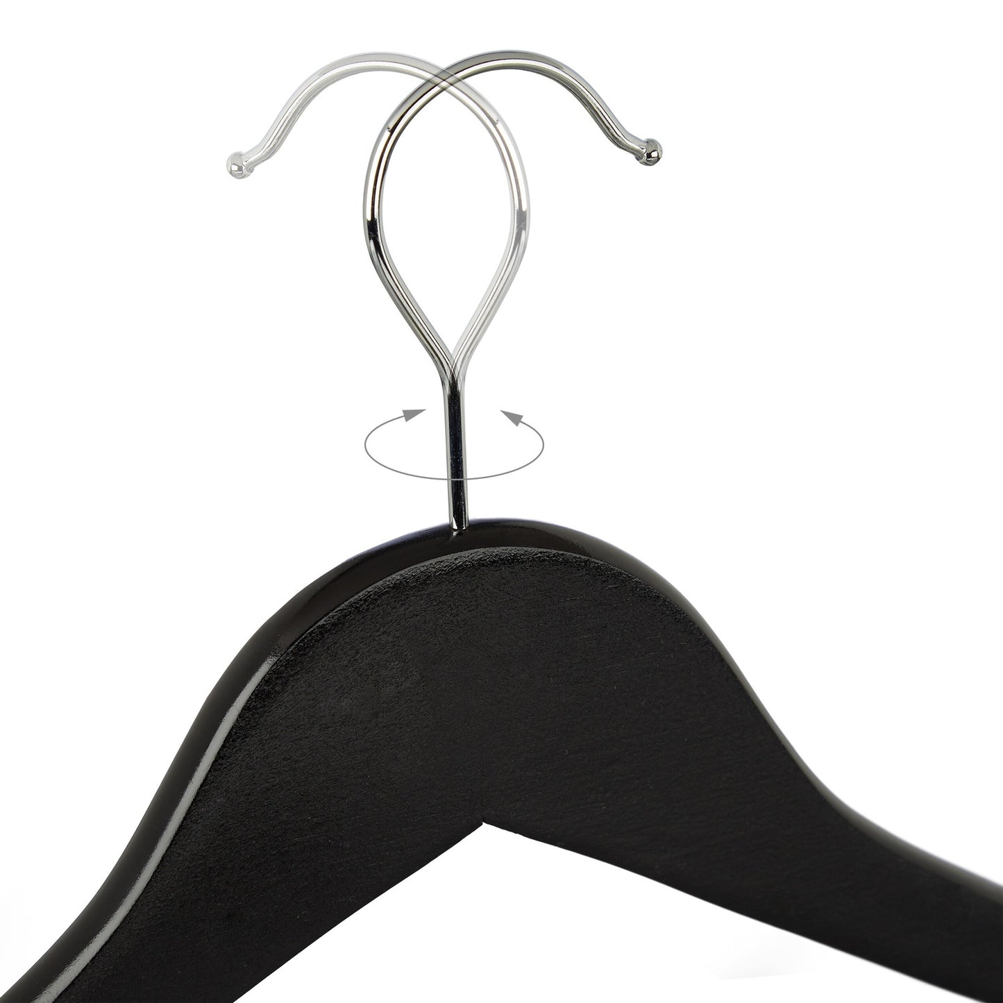 Wooden clothes hangers, 40-pack
