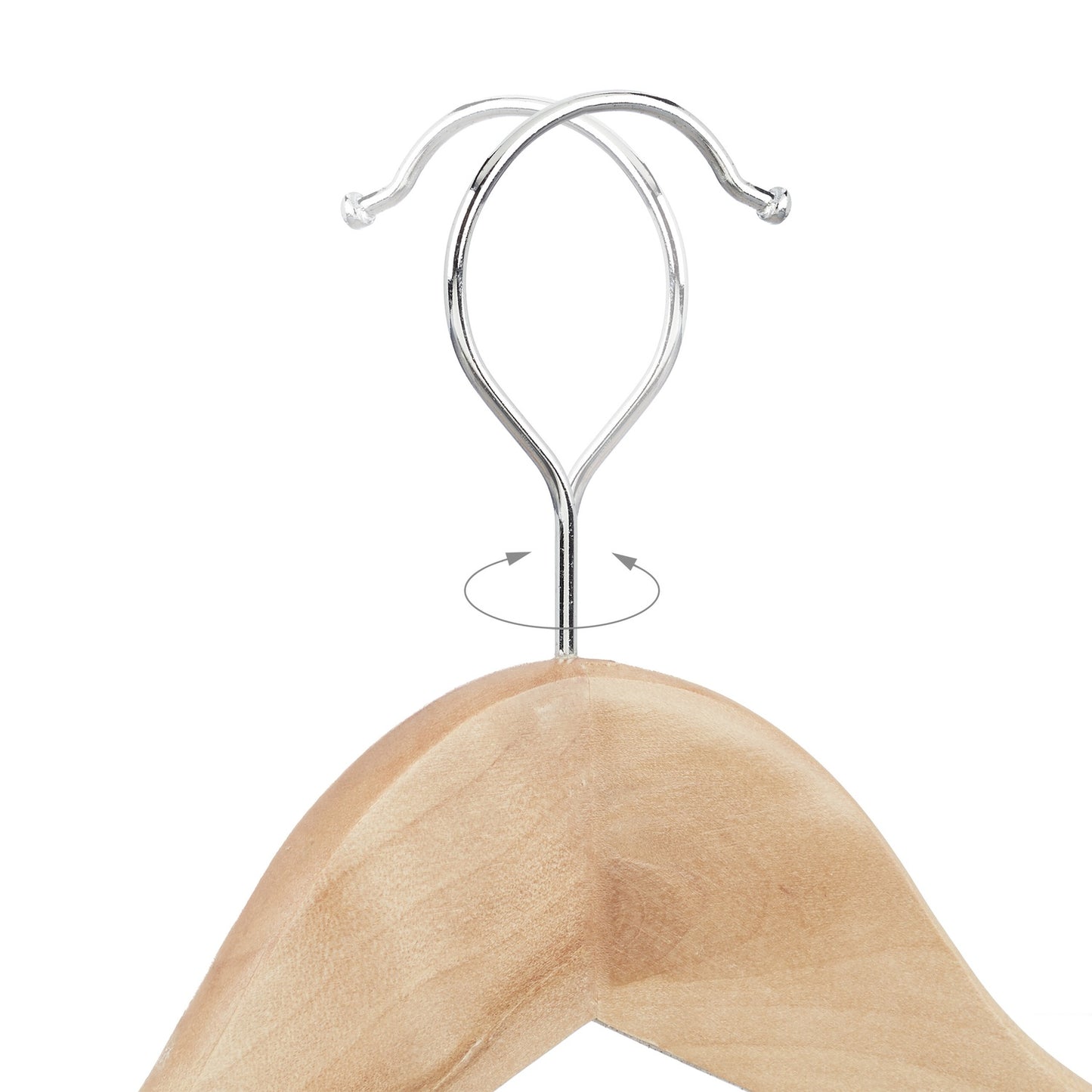 Wooden clothes hangers, 40-pack